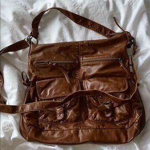 brown crossbody purse